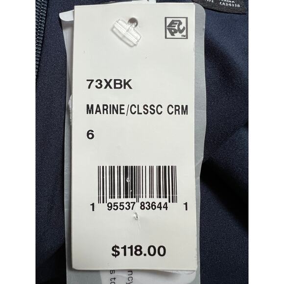 FRENCH CONNECTION SKIRT WOMENS SIZE 6 WINDOW PANE CHECK MINI NAVY NEW - Picture 11 of 13